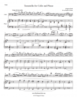 Suck: Tarantella for Cello and Piano (1879)	